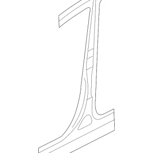 Body B-Pillar And Rocker Panel - Mazda (GMYE-70-351)