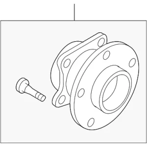 Hub Assembly - Mazda (G33S-26-15XB)