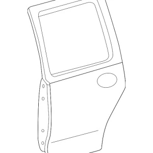 Door Shell - Mazda (EC02-72-020R)