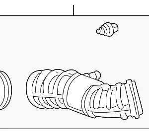 Air Hose - Mazda (1F22-13-206)