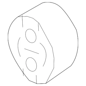 Converter & Pipe Insulator - Mazda (PY1D-40-061)