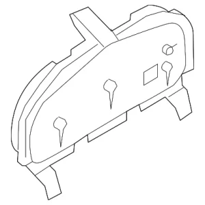 Instrument Cluster - Mazda (BAR8-55-471A)