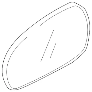 Glass Assembly - Mazda (LC62-69-123)