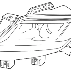 Composite Headlamp - Mazda (TE69-51-0K0C)