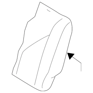 Seat Back Cover - Mazda (LC72-88-231-05)