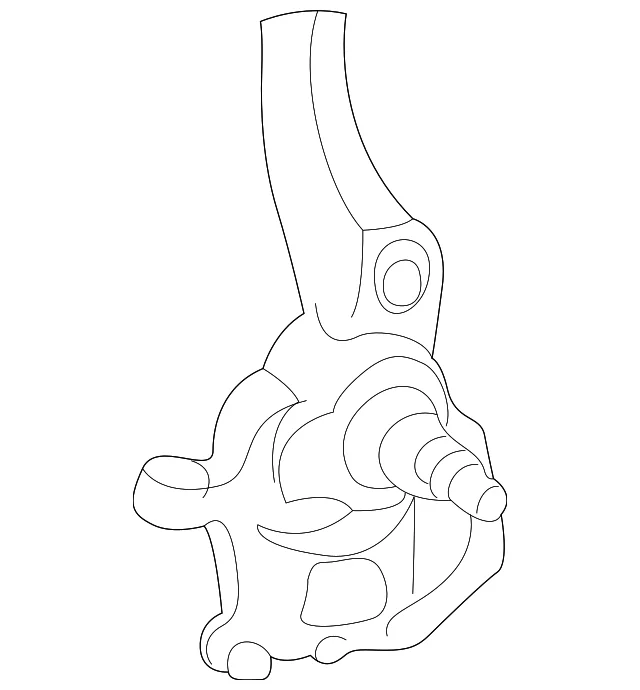 Knuckle - Mazda (1F70-33-020)