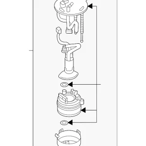 Fuel Pump Assembly - Mazda (PXPN-13-35Z)