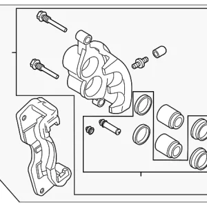 Caliper Assembly - Mazda (L2Z6-33-98ZA)