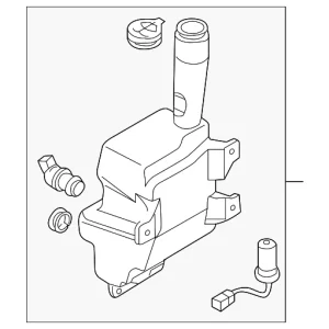 Reservoir Assembly - Mazda (GK2C-67-480A)