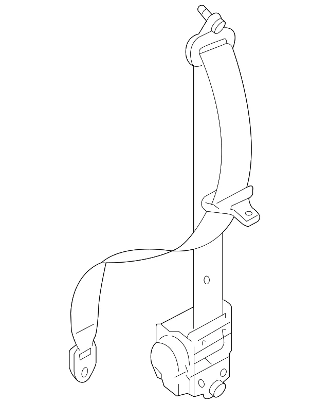 Lap & Shoulder Belt - Mazda (TDY1-57-L30-75)