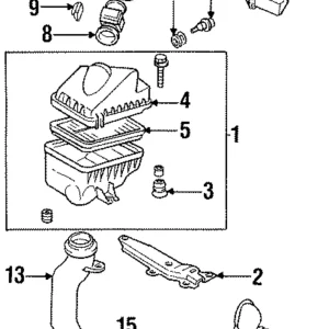Air Mass Sensor Joint - Mazda (B3H7-13-245)