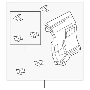 Upper Plate - Mazda (CD84-64-36X-34)