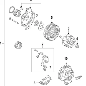 Rear Cover - Mazda (L3M6-18-W50)