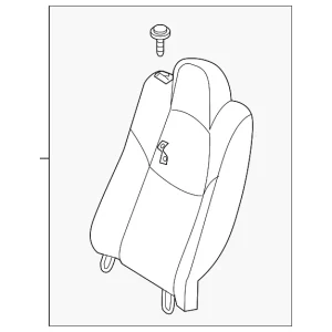 Seat Back Assembly - Mazda (FF60-57-400C-02)