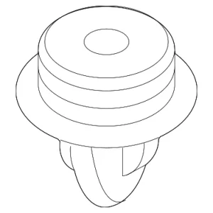 Wheel Opening Molding Retainer Clip - Mazda (KB8A-51-W24A)