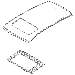 Roof Panel - Mazda (TKY9-70-600A)