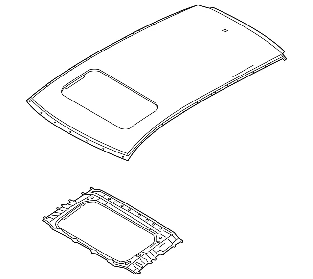 Roof Panel - Mazda (TKY9-70-600A)