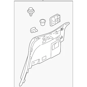 Trunk Side Trim - Mazda (C261-68-850G-01)
