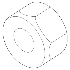 Upper Control Arm Nut - Mazda (9YB0-41-226A)
