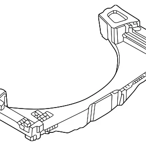 Spare Tire Compartment Bracket - Mazda (VC68-68-8MX)