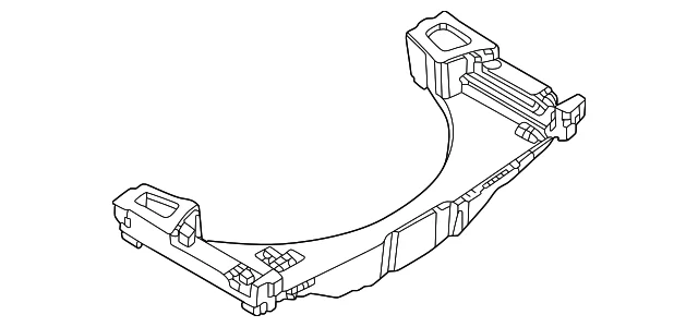 Spare Tire Compartment Bracket - Mazda (VC68-68-8MX)
