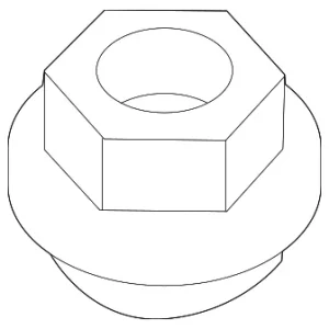 Drain Plug Lower Insulator - Mazda (LFB7-15-202)