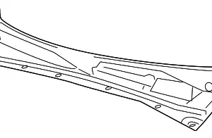Cowl Grille - Mazda (ZZCA-50-791)