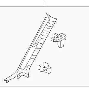 Windshield Pillar Trim - Mazda (DM0P-68-160-75)