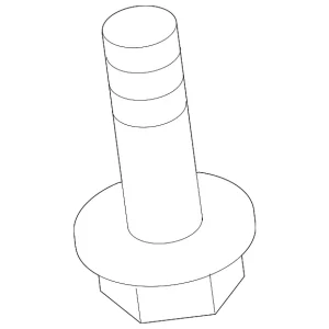 Air Inlet Duct Screw - Mazda (9084-50-616)