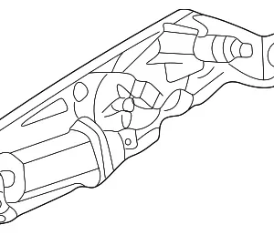 Rear Motor - Mazda (B25H-67-450B)