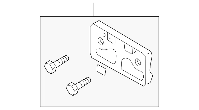 License Bracket - Mazda (BJ0J-50-170)