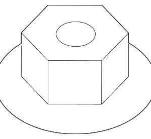 Front Mount Nut - Mazda (9YB0-41-240)