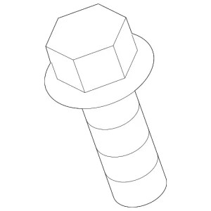 Lower Shaft Upper Bolt - Mazda (KD31-32-099)