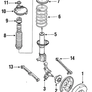 Rear Lateral Rod - Mazda (BR70-28-600)