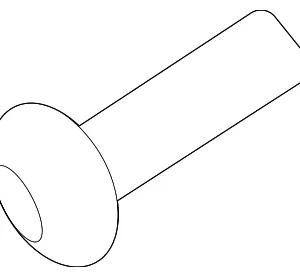 Window Motor Bolt - Mazda (BDTS-58-597)