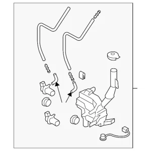 Reservoir Assembly - Mazda (TD11-67-480F)