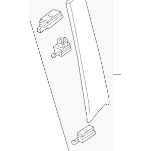 Pillar Molding - Mazda (T001-50-F10E)