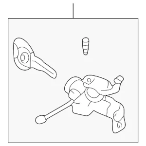 Ignition Lock Cylinder - Mazda (NCY0-76-290)