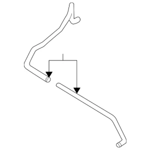 Overflow Hose - Mazda (GY01-15-380A)