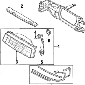 Headlamp Assembly - Mazda (8BHS-51-030)