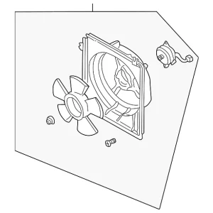 Fan Assembly - Mazda (KJ24-15-025)