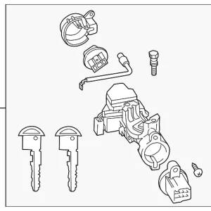 Lock Set - Mazda (NHY2-76-29X)