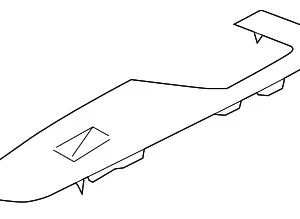 Switch Panel - Mazda (GEG1-68-4L1B-30)