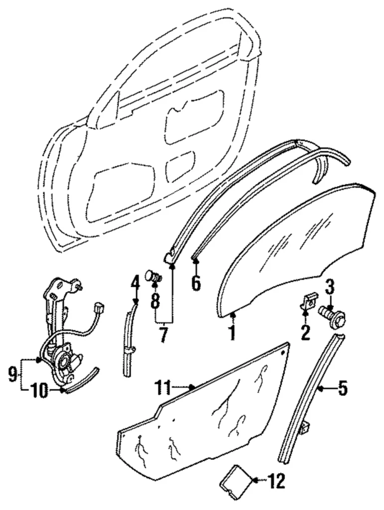 Rear Guide - Mazda (FD01-59-603A)
