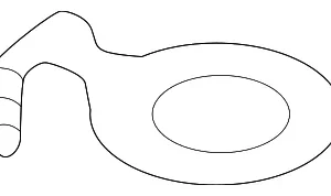 Rear Lower Control Arm Lock Washer - Mazda (KBB6-34-H16)