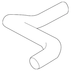 Upper Hose - Mazda (ZL01-15-186A)