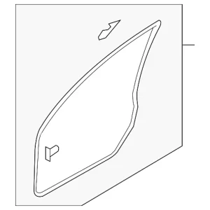 Surround Weather-Strip - Mazda (EG21-58-760F)