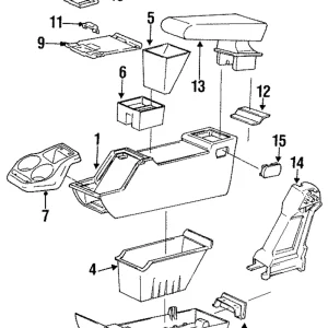 Armrest - Mazda (ZZM0-64-4A2-07)