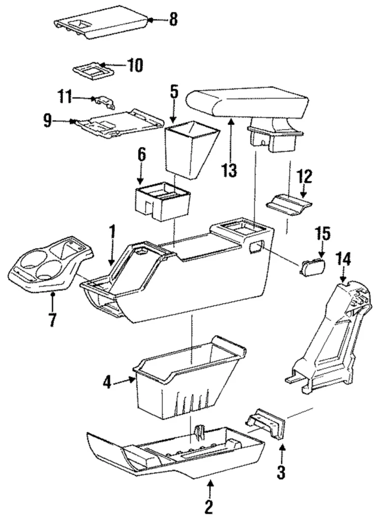 Armrest - Mazda (ZZM0-64-4A2-07)