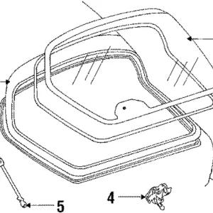 Weatherstrip - Mazda (FB01-62-761C)
